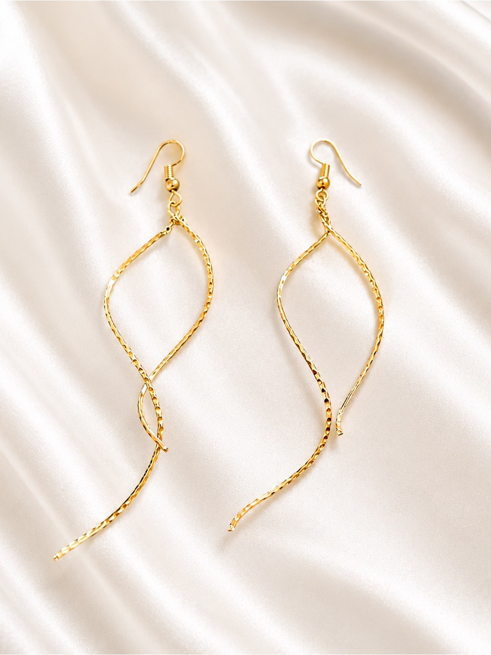 Park Lane Delicate Gold Twist Drop Earrings Like New